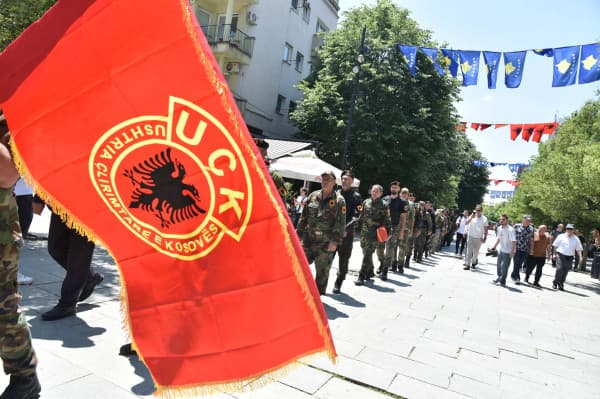 Marsh i UÇK-së në Prishtinë për Ditën e Çlirimit